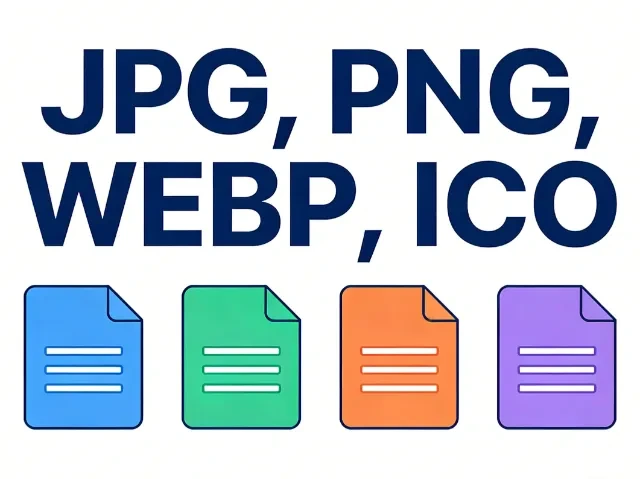 在线图片格式转换工具 - 免费批量转换JPG/PNG/WEBP/ICO